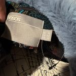 ASOS NWOT Brocade Jacquard Faux Fur Teddy Fuzzy Victorian Oversized Blazer Overcoat Photo 5