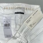 American Eagle NWT Size 20 35W Sparkle White Denim Super Hi-Rise Jegging Jeans Photo 2