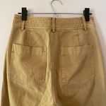 Apiece Apart  Merida High Rise Kick Flare Chino Khaki Wide Leg Pants Women size 4 Photo 9