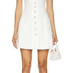 Anthropologie Favorite Daughter Lovesick Mini Dress in White Photo 0