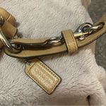 Coach Tan Pebble Leather Buckle Shoulder Bag Photo 4