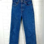 Levi's Levi’s Ribcage Straight Ankle Classic Wash Jeans Size 24 Photo 0