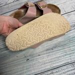 Birkenstock Arizona Big Buckle Natural Leather Sandals Ceramic Pattern Rose W8 Photo 2