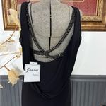 Jovani NWT Vintage  Black Tie Evening Formal Gown ~ Size 6 💛🍄 Photo 4