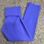 Lululemon Wunder Under Crop II Roll Down Blue Purple Color Photo 12