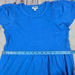 J. Crew Factory Knit tiered mini dress in Santorini Blue XXS NWT Photo 7