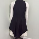 Halston Heritage  Dress - Size 10 Sculptural Fit & Flare Dress  Black & Cream Photo 6