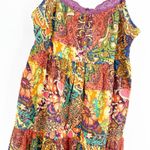 Urban Outfitters NWT  UO Womens Patchwork Boho Hanna Cecilia Tiered Mini Dress M Photo 6