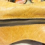 Patricia Nash  Brown Leather Multi Color Floral Satchel Handbag Photo 3