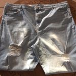 INC  JEANS International Concepts size 24 NWT high-rise distressed STRAIT CUT Photo 0