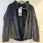 Avalanche  fuzzy grey jacket with pockets. size medium, new with tags  Photo 0