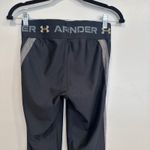 Under Armour  Women's Heatgear Black Gray Trim Athletic Leggings Pants Size S Photo 5