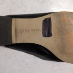 Gunmetal Carlen Black Slip On Low Block Heel Textured Vamp Classic Mules 8½ 8.5 Photo 9