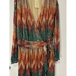 Ramy Brook Michaela Sequin Chevron Wrap Minidress Multicolor Plus Size 3 XL NWT Photo 5