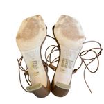 Alohas Bellini Leather Sandals Tan Lace Photo 12