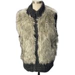Loft Faux Fur Zip front sleeveless Vest Size XS/Small Photo 1