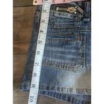 Paris Blues Y2K Denim Mini Shorts Size 9 Low Rise Zipper Pocket Vintage Photo 3