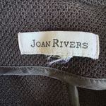 Joan Rivers  Black Short Jacket with Brass Gold Buttons Size Large Photo 4