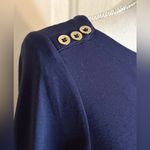 Lilly Pulitzer Sophie Dress True Navy Blue UPF 50 3/4 Sleeve Stretch Size Small Photo 2