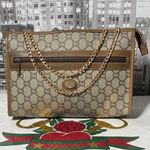 Gucci Authentic Rare  Plus GG Monogram Clutch Photo 1