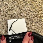 ZARA Strapless Dress in Blue and Black with Yellow Accents Photo 1