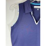 Pebble Beach dry luxe performance polo sleeveless golf top size medium Purple Photo 4