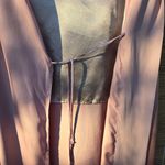 Gilligan & O'Malley Blush Pink Satin Robe S/M Photo 5