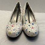 NEW Angel Flex Carol Polka Dot 2.5" Mid Heel Closed Toe Pumps Shoes 11M Size 11 Photo 1