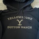 Yellowstone Montana Dutton Ranch Black Heavy Blend Destination Hoodie Medium Photo 1