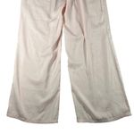 Jason Wu M Light Pink Satin Lounge Pajama Pants White Trim Pull On Pockets Photo 8