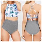 Cupshe cactus bikini tankini set Photo 2