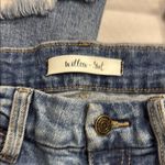 Willow + Root Blue Cropped Ankle Jeans with Distressed Hem Photo 4