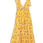 MELLODAY Maxi Dress Floral Tiered Size L NEW with Tag Photo 6