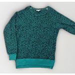 JUN & IVY Vintage Animal Print Green Sweat Sz Small 90’S Y2K Black Photo 1