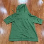 Abercrombie & Fitch  women’s Short-sleeve hooded pullover top with V-neck size L Photo 3