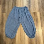 Free People Table Top Flowy Pants Blue Size S Photo 0