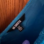 BB Dakota NWT  Sea Blue Kerry Double V-Neck Fit And Flare Lace Dress Plus Sz 22 Photo 2