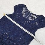 Bailey blue  Sheer Fit & Flare Cocktail Dress Photo 9