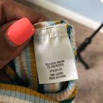 Alya | Striped Ribbed Dress V-Neck Dress Sz M Photo 6