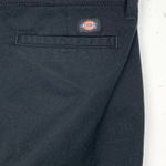 Dickies  Womens Relaxed Fit Wide Leg Pants Black Cotton Poly Stretch Size 32 Photo 7