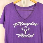 Cabela's  XL Deer Antler Playin The Field Graphic Tee V Neck Hunting Casual Photo 4