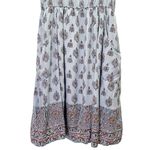 Roller Rabbit  August Dakota Mini Dress Light Blue & Red Batik Print Size Small Photo 4