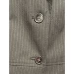 Charter Club  Pinstripe Career Business 2 Button Suit Jacket Blazer Size‎ 12 Photo 2