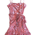 Free People Olivia Velvet Burnout Slip Dress in Dusty Rose Womens Size S Photo 0