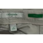Liz Claiborne Golf Women's Jackie Cream High Rise Shorts Side Pockets Size 14 Photo 2