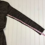 Anthropologie Philosophy Anthropology Light and Dark Brown Long Sleeve Light Sweater Dress Photo 7