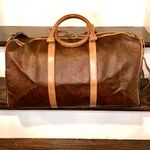 ETRO Milano Red Paisley Boston Weekend Bag With Carry Strap 50 Photo 1