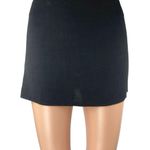 Princess Polly  Women's Black Linen Cotton Zipper Mini Straight Pencil Skirt Sz 4 Photo 0