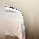 Free People  Nikala White Zipper Shoulder Oversized Top Size XS Photo 10