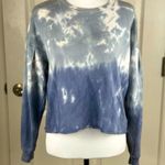 American Eagle  Tie Dye Cropped Crew Neck Sweatshirt Small Photo 0